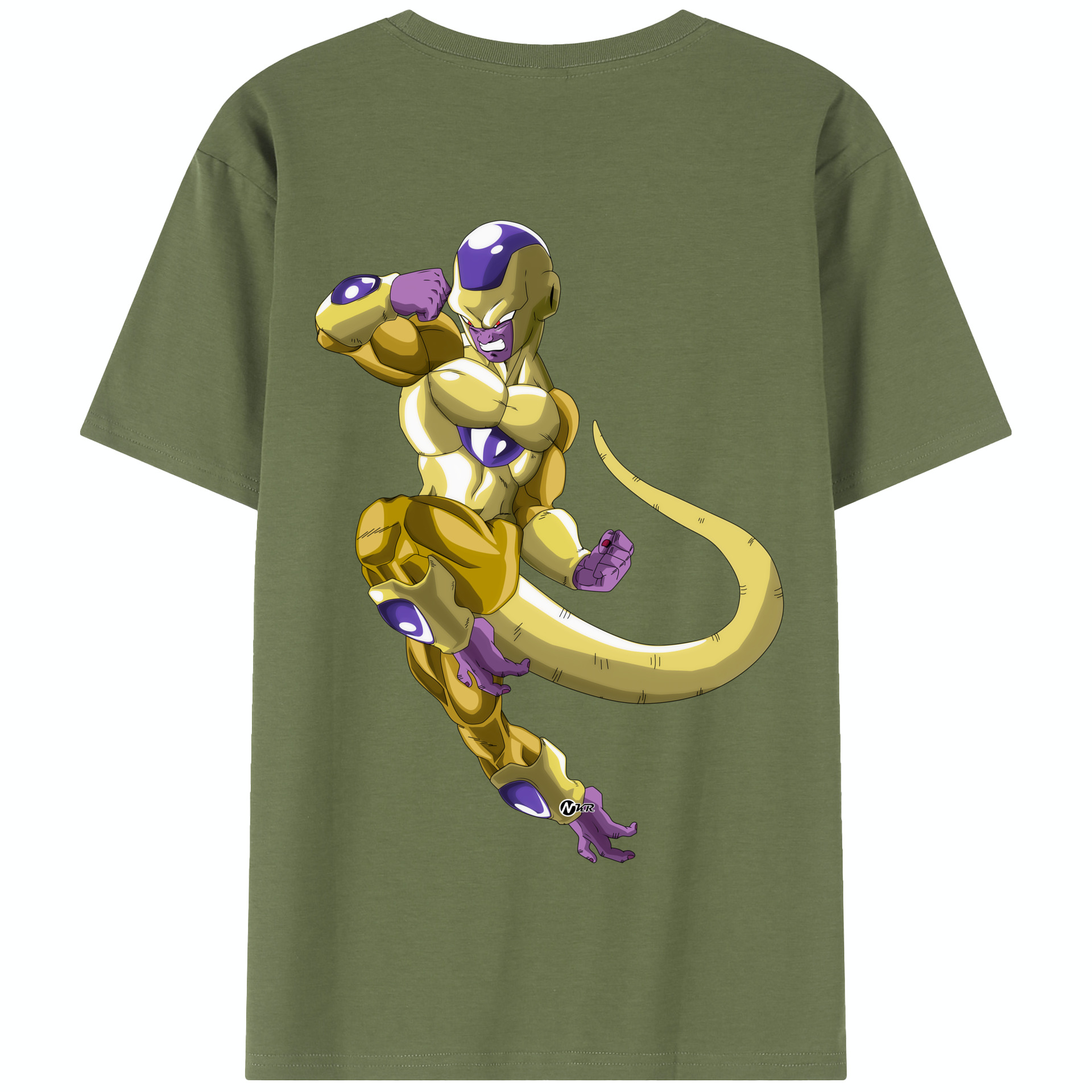 （画像用） ドラゴンボール フリーザ DRAGON BALL Frieza 綿100％半袖Tシャツ（背面プリント）